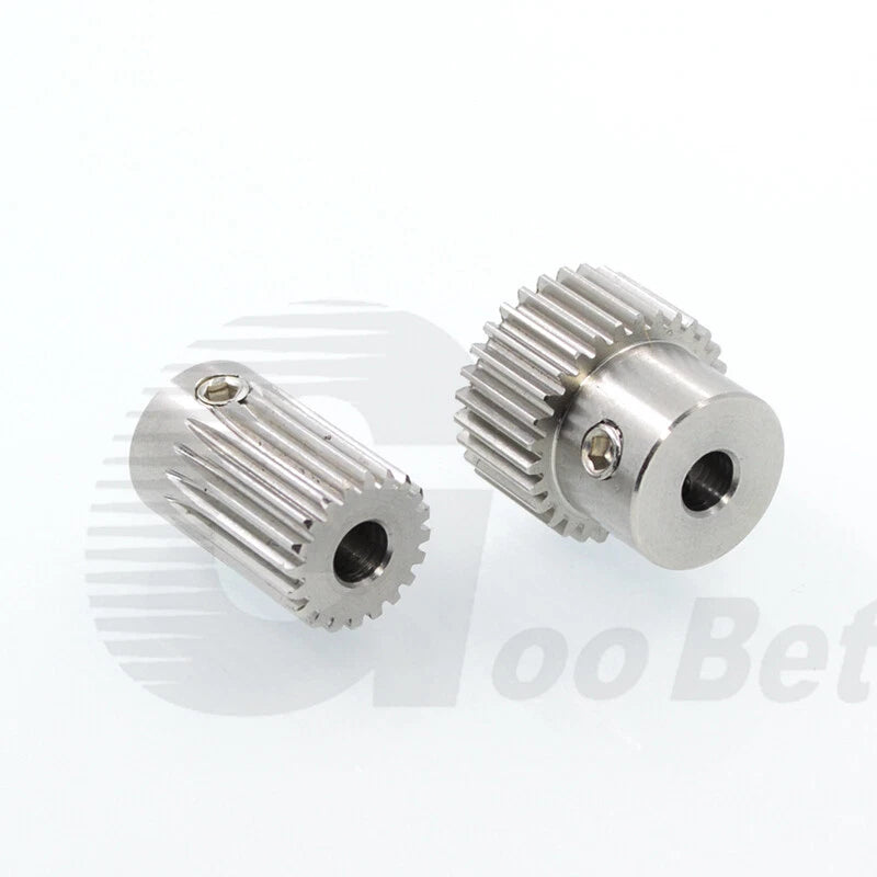 Spur Gear Stainless Steel Module 0.5 with Hub 20-60 Tooth Motor Pinion Precision