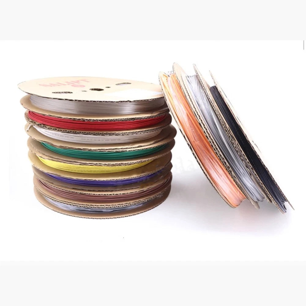 Heat Shrink Tubing 2:1 Ratio — φ2mm to φ210mm, 7 Colors, 1m Length
