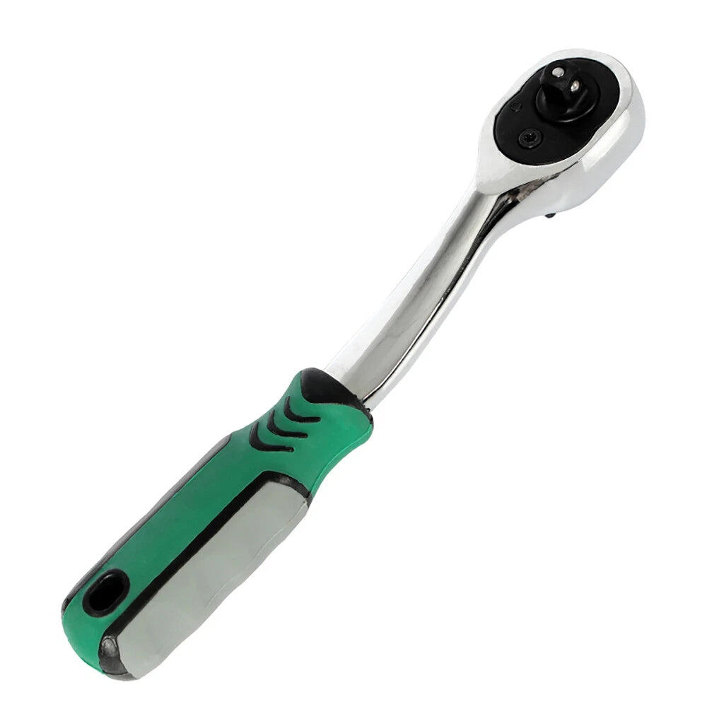 1/4" 3/8" 1/2" Drive Ratchet Socket Wrench Handle Quick-Release Spanner 72 Tooth