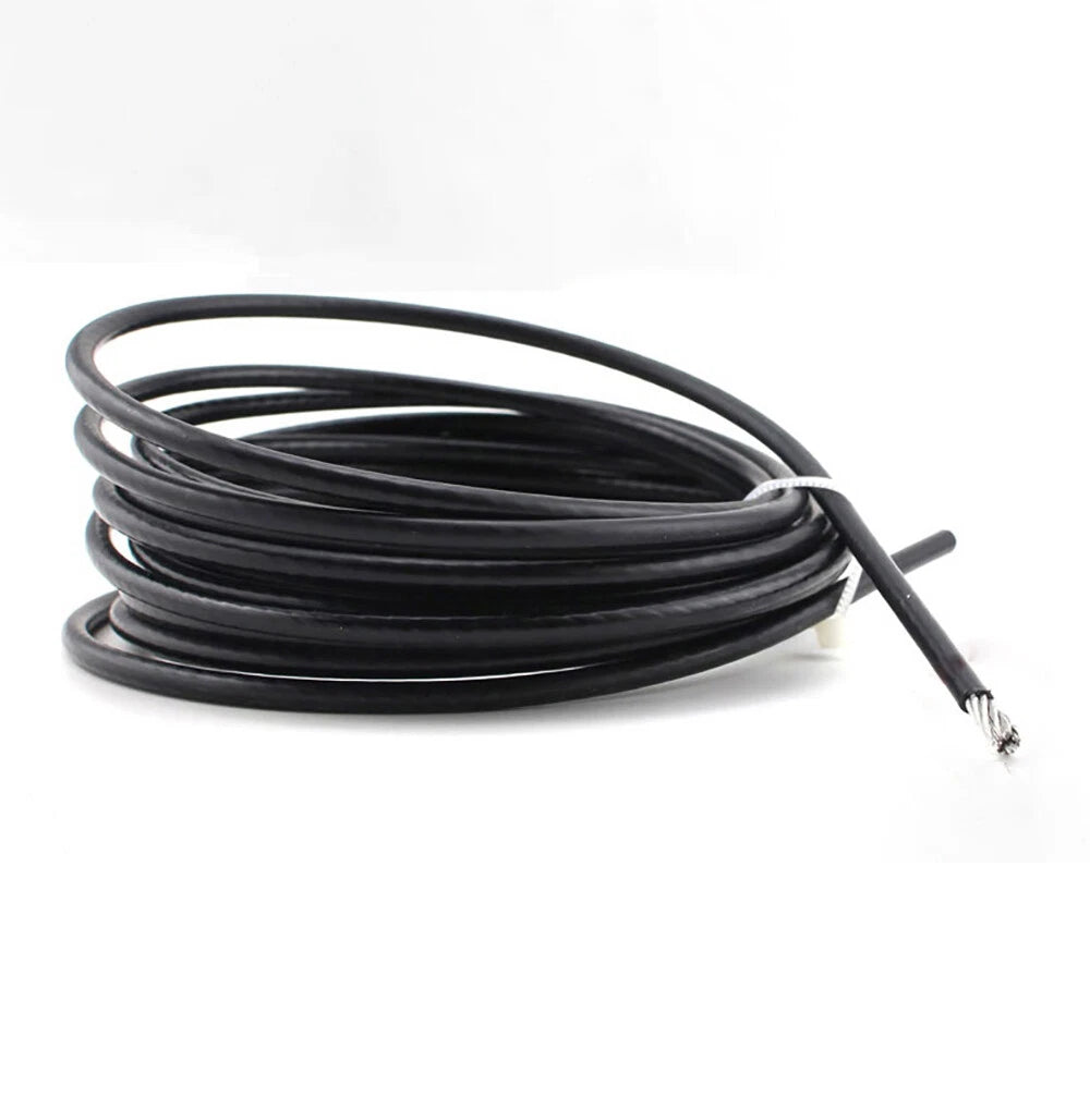 304 Stainless Steel Wire Rope Metal Cable Rigging Black PVC Plastic Coated 1-6mm