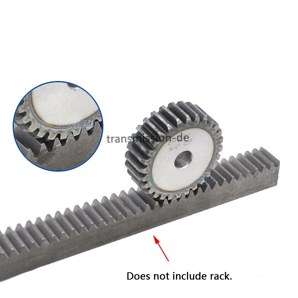 Mod 2/2.5/3/4/5 Spur Gear 10T-63T 45# Steel Pinion Gear Metal Gear Thick 20-40mm