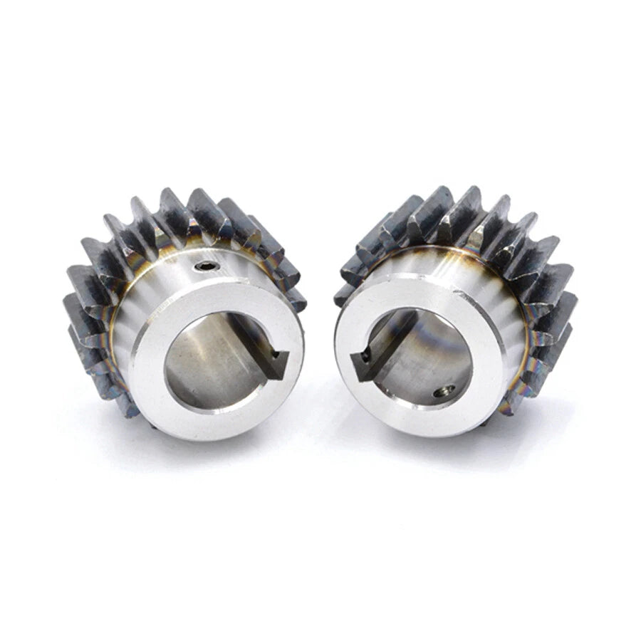 2 Mod 45# Steel Spur Gear 10-24T Bore 8-25mm Pinion Gear with Step Motor Gear