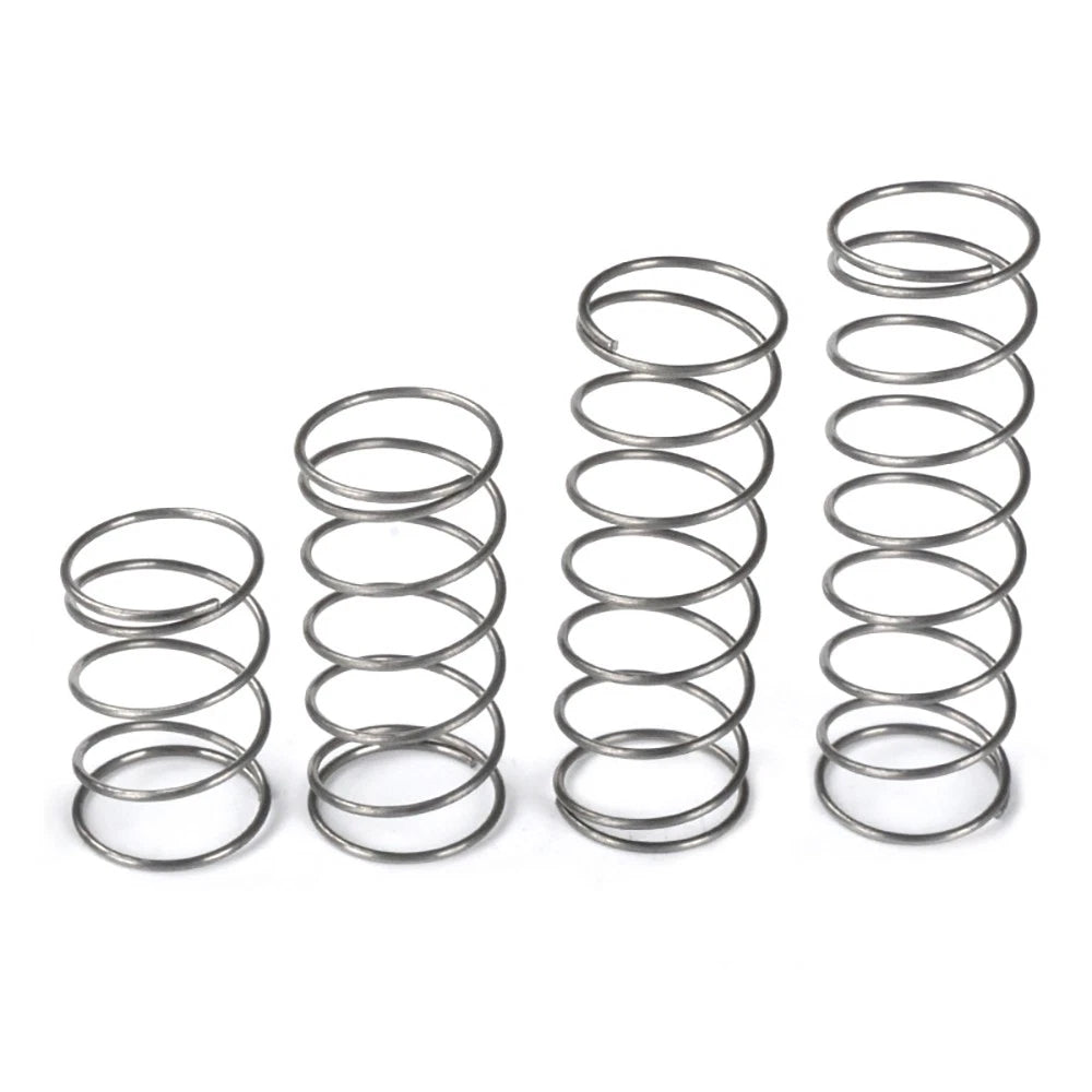 Stainless Steel Compression Spring, 1.6mm Wire, 10mm-50mm Length, Spiral Spring