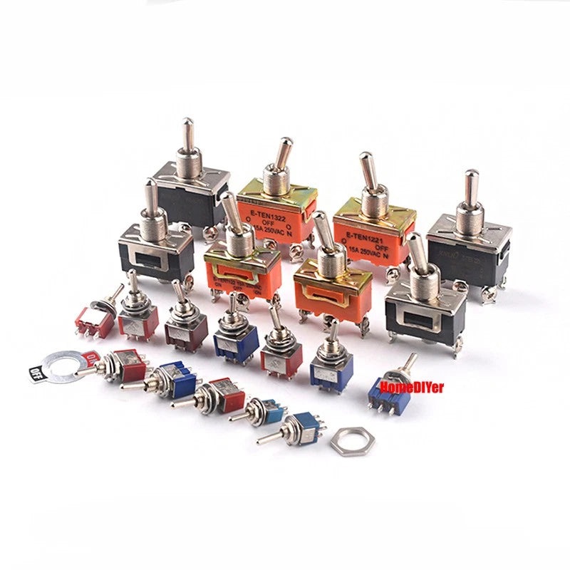 Mini Toggle Switch – MTS / SMTS / E-TEN / PS-102 / DS438 Series, 2 3 6-Pin Rocker Switches