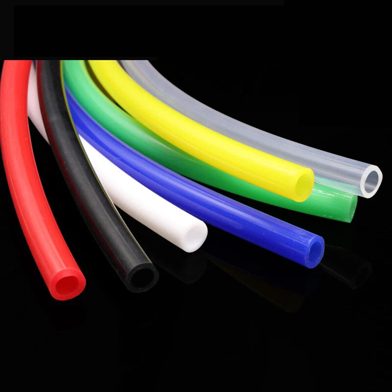 Food Grade Silicone Tubing — Flexible Rubber Hose, ID 1mm–25mm, Multi-Color