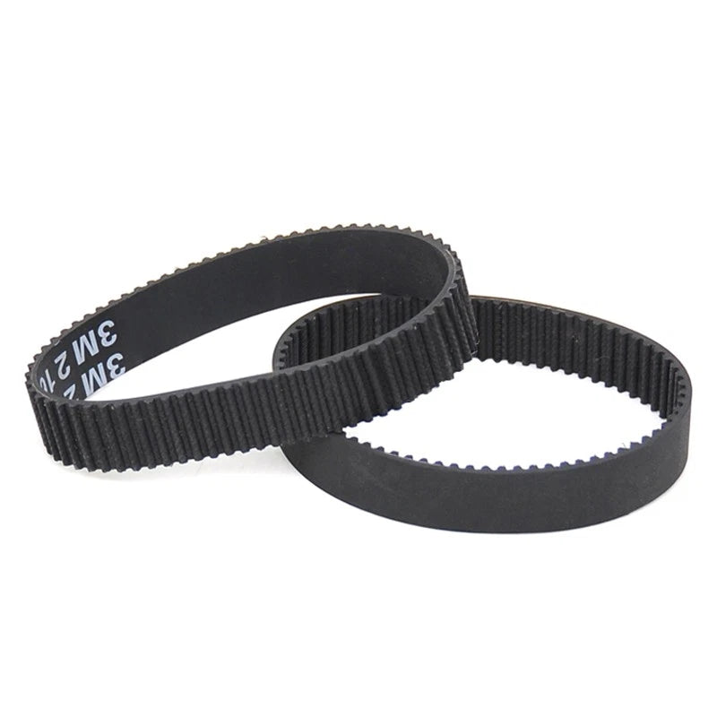 S3M Timing Belt — 3mm Pitch, 10mm Width, Closed Loop, Black Rubber (123mm–1500mm)