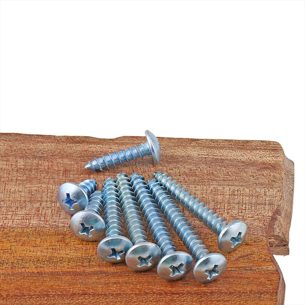 M3 M4 M5 M6 Pan Head Self Tapping Screws – Zinc Plated Carbon Steel