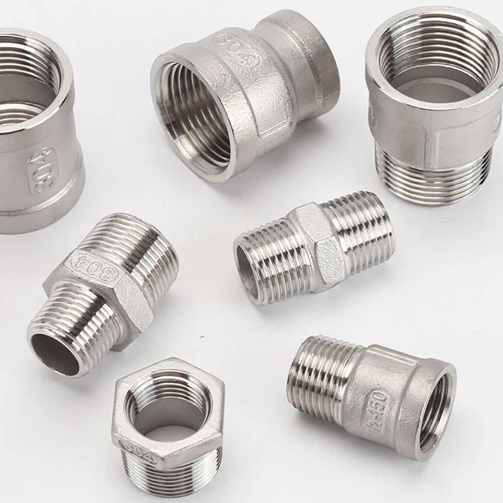 Pneumatic Push to Connect Fittings — Elbow, Tee, Straight & More | Stainless Steel Air Line