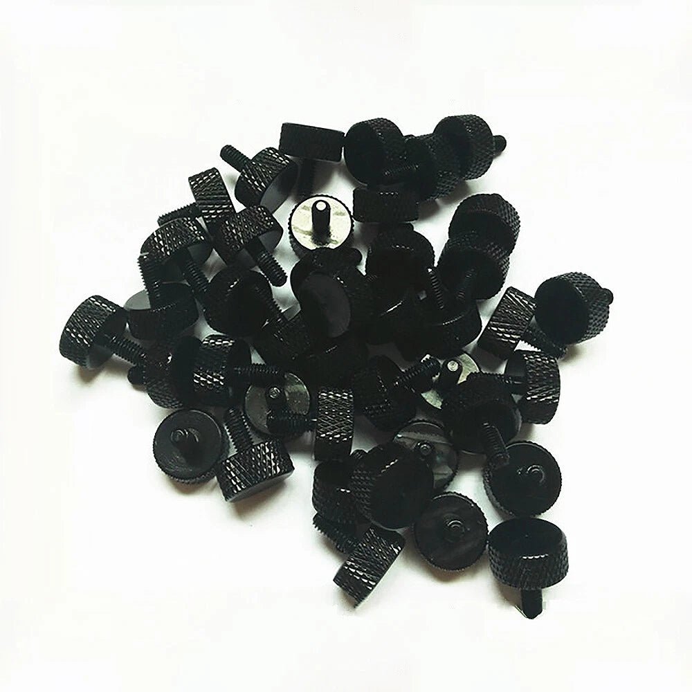 M3 Knurled Thumb Screws – Aluminium Mesh Hand Grip Knob Bolts, 35/40mm Thread Lengths (Anodised Colours) - HomeDIYer