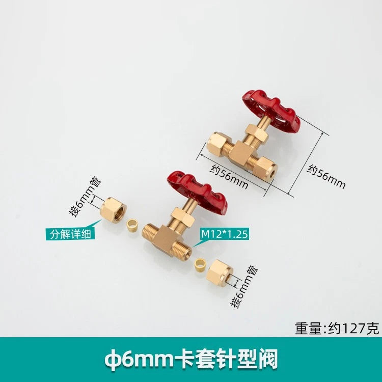 Brass Double Compression Fittings — Straight, 90° Elbow & Shut Off Valve