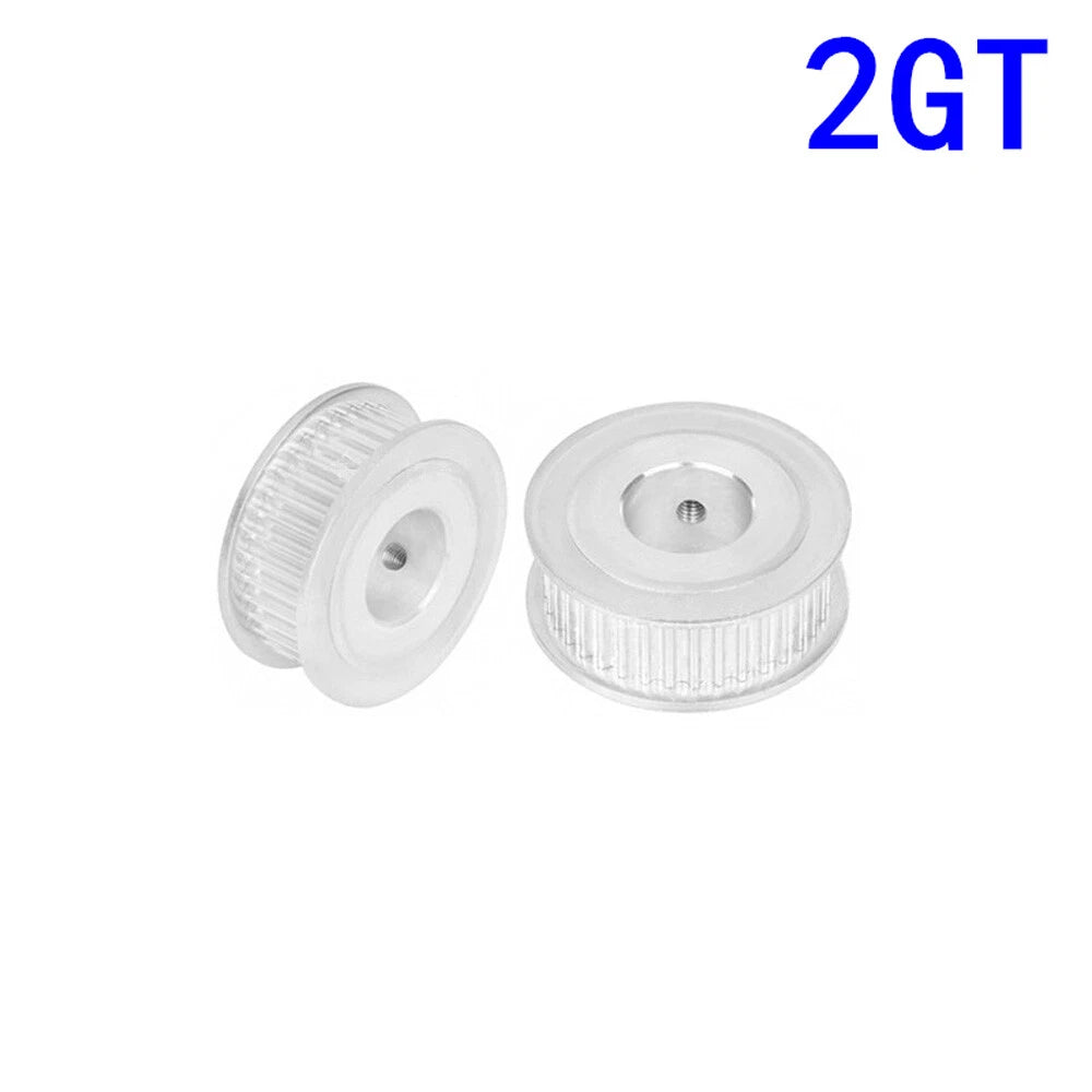 2GT 20-80T Timing Pulley Pitch 2mm Without Step AF-type Width 10mm For 3D Printe