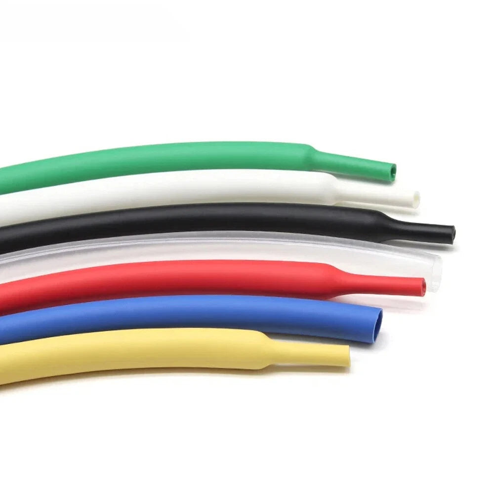 3:1 Heat Shrink Tubing with Adhesive Glue Lining — φ1.6mm to φ85mm, 8 Colors