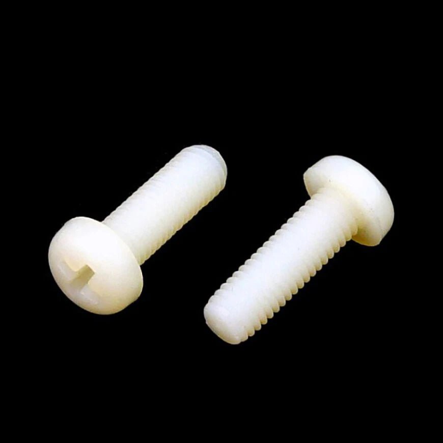 Nylon Phillips Pan Head Machine Screws M2 M2.5 M3 M4 M5 M6 — Plastic Metric Bolts - HomeDIYer