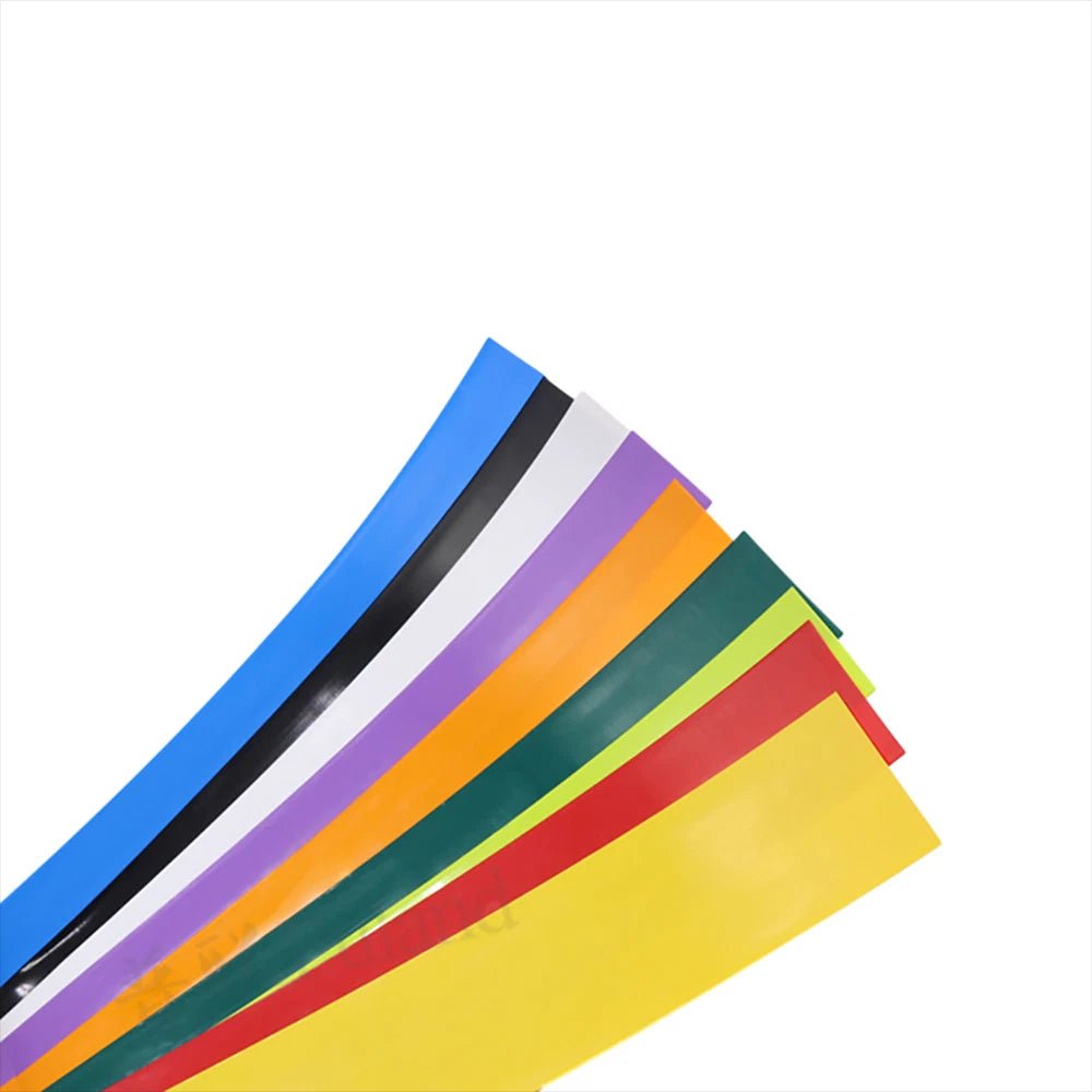 PVC Heat Shrink Tubing for Battery Wraps & Wire Insulation — 7mm to 85mm, 20+ Colors - HomeDIYer