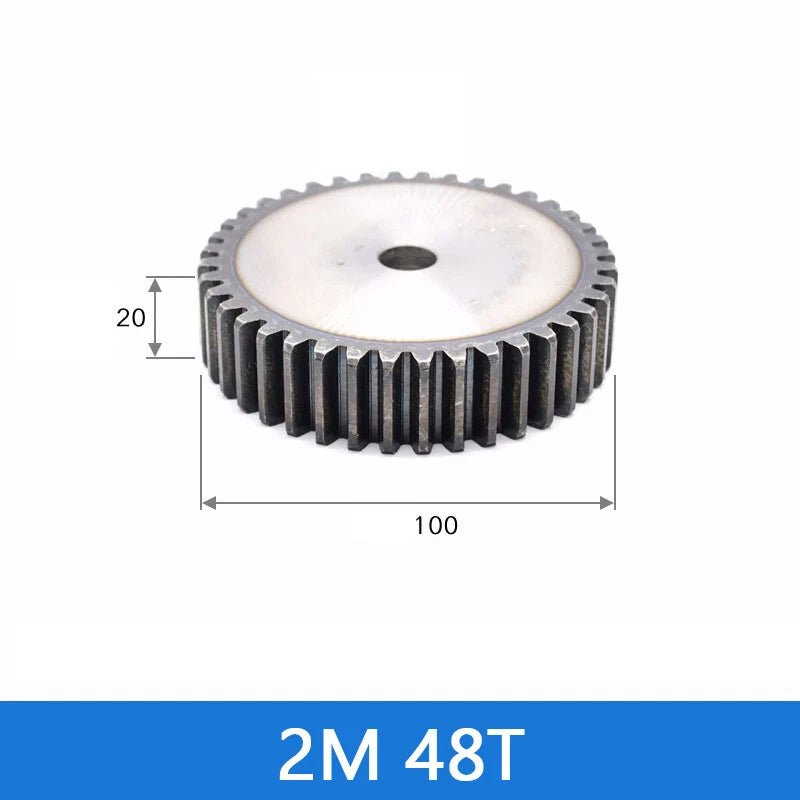 Spur Gear 45# Steel Transmission Gear 1/2 Module 12-160 Teeth Pinion Motor Gear