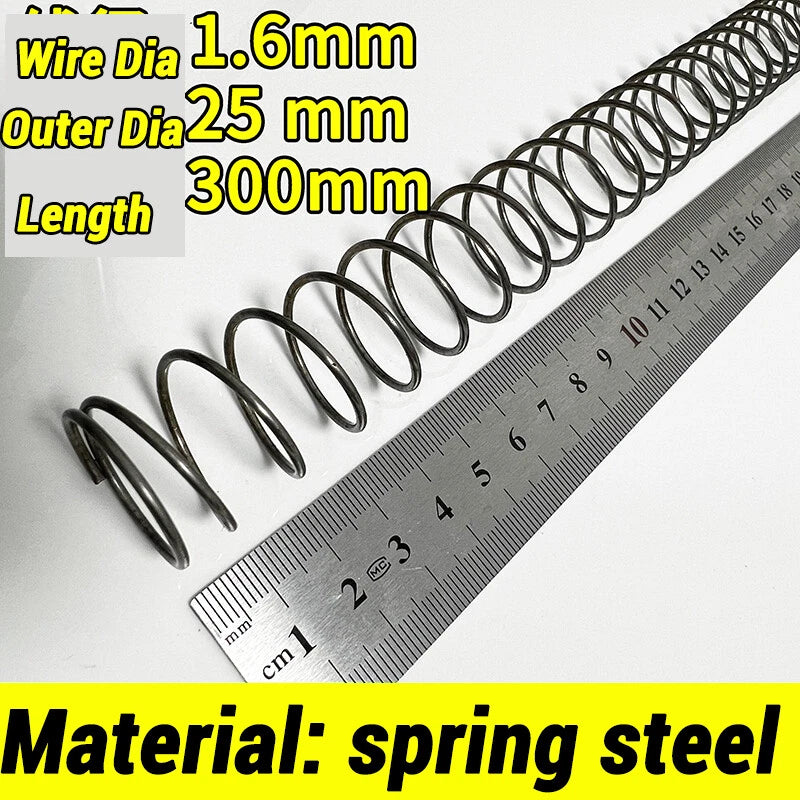 Compression Spring Various Size 2-60mm Diameter & 300mm Length Pressure Small