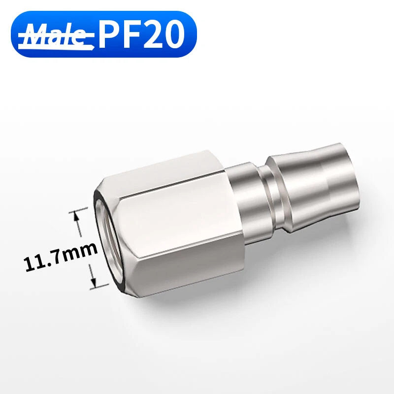 Air Compressor Quick Release Coupler — Plastic & Steel, All Models (1/4" to 1/2")
