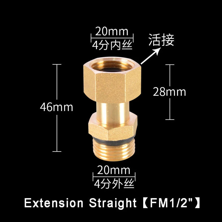 1/2" & 3/4" Brass Pipe Fittings – Straight, Elbow, Tee, Plug & Hex Nipple Connectors with Seal Washer