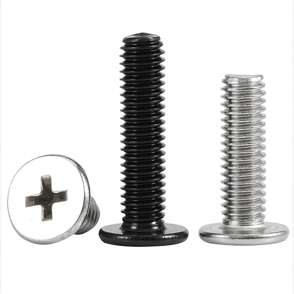 M8 White Phillips Countersunk Screws A2 Stainless Steel | 16mm Head - HomeDIYer