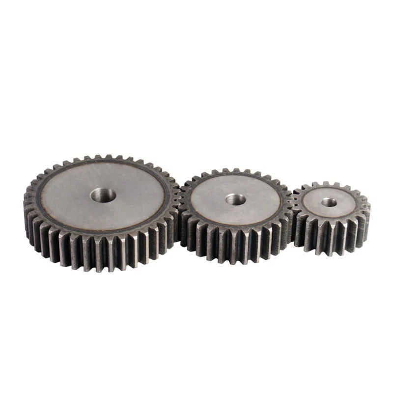 Spur Gears Pinion Gear 5 Mod Transmission Gear 10~46 Teeth 45# Steel Flat Gear