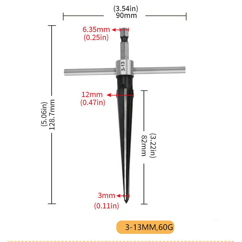 Tapered Reamer Finishing Deburring Tool Drill Expander