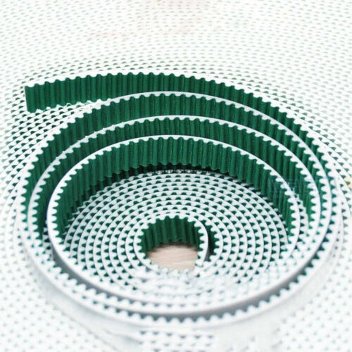 Open-End Polyurethane Timing Belt with Steel Core — 2GT / 3M / 5M / 8M / XL / MXL / T5 / T10 / L / H Profiles, Green White Black