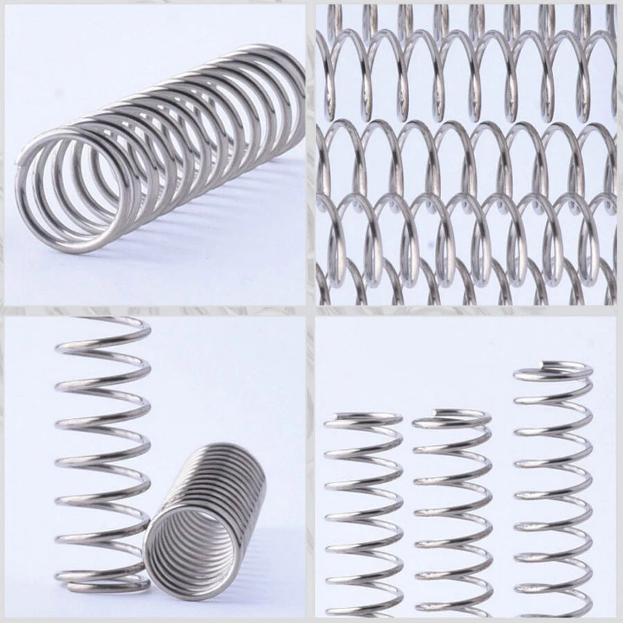 Compression Spring Wire Dia 0.4mm 304 Stainless Steel Pressure Spring 5mm-305mm