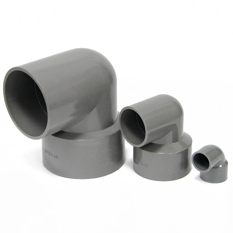 90° Degree PVC Reducing Elbow Adhesive Sleeve Pipe Fittings Aquarium Pond Tank