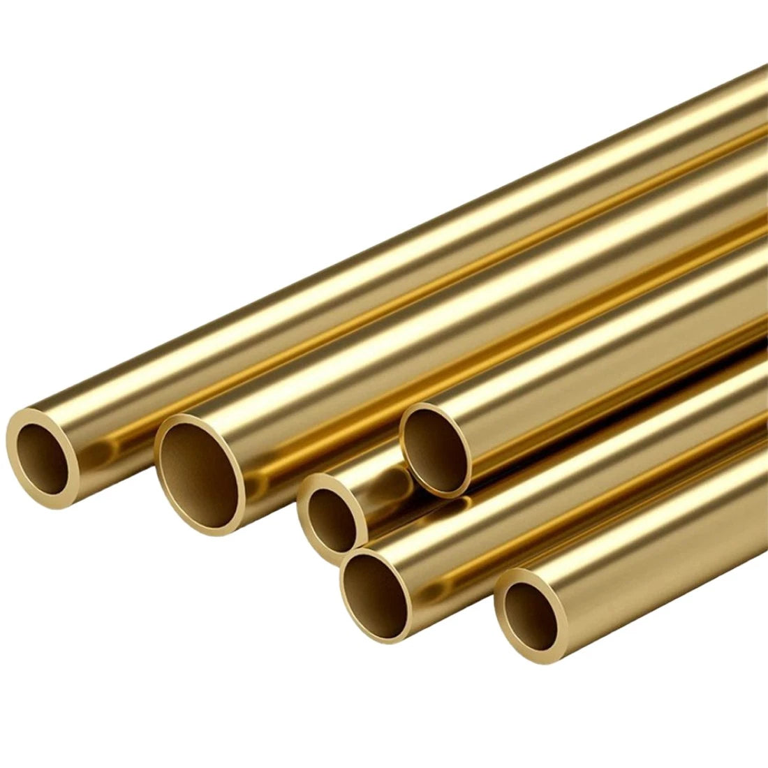 H59 Brass Round Tube 13–40mm OD × 500mm | Hollow Brass Pipe Tubing