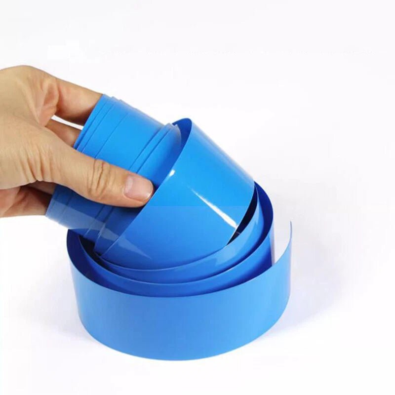 Heat Shrink PVC Sleeves for AA Battery Wraps – 27mm to 40mm, 25 Colors - HomeDIYer