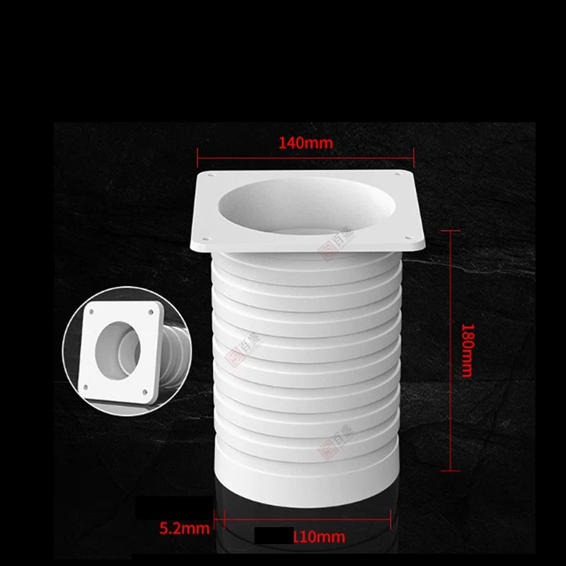 PVC Water Stop Joint Waterproof Sleeve Fittings Straight Drainage 50 75 110mm