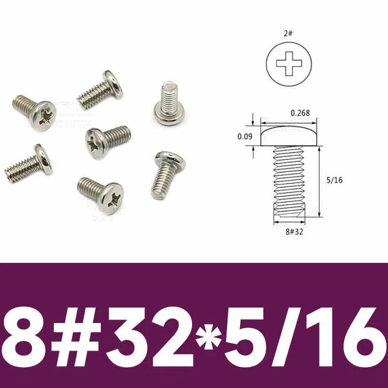 8 - 32 UNC Phillips Pan Head Machine Screws | Multi - Finish Zinc & Nickel Plated - HomeDIYer