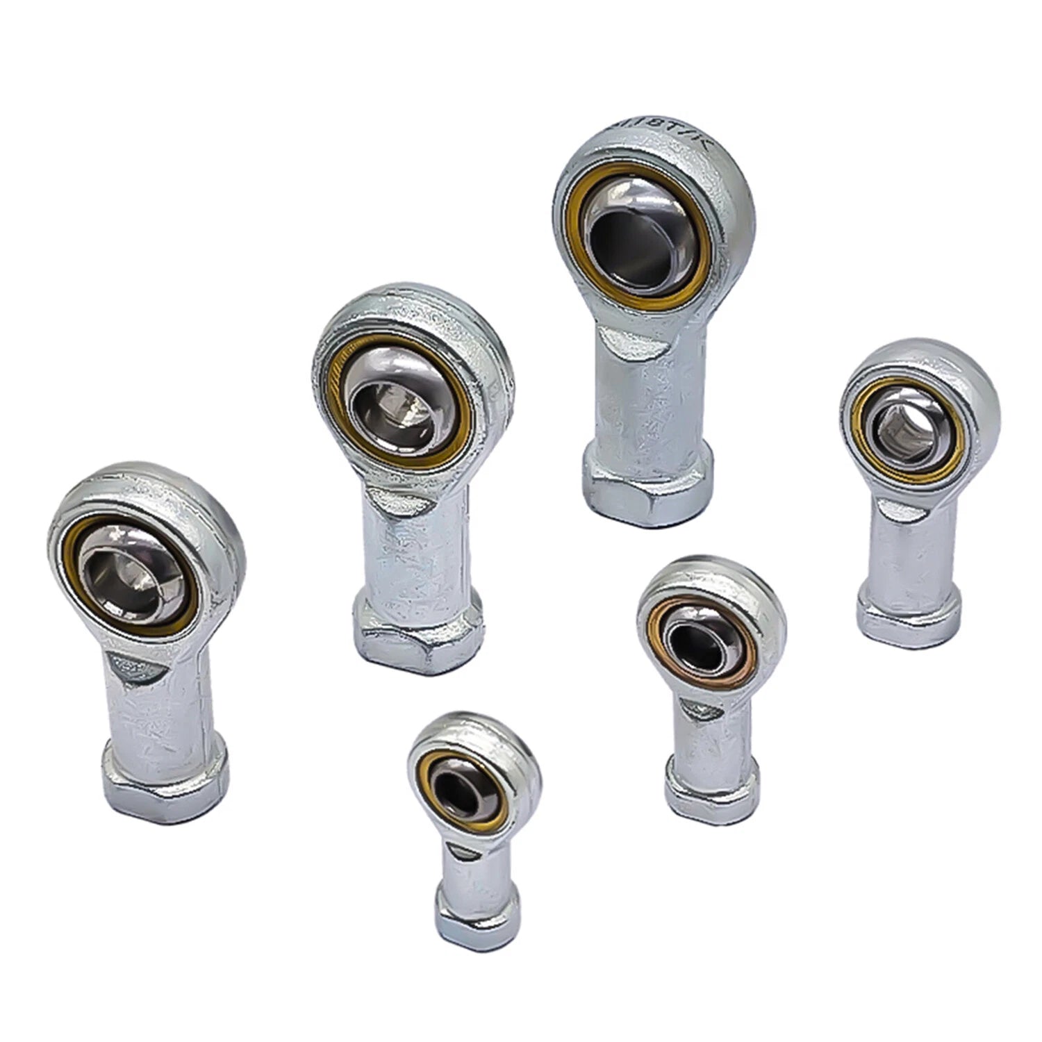 Female Series Rod End Bearings Fish Eye Bearing Joint M4 - M36 Right Hand Thread