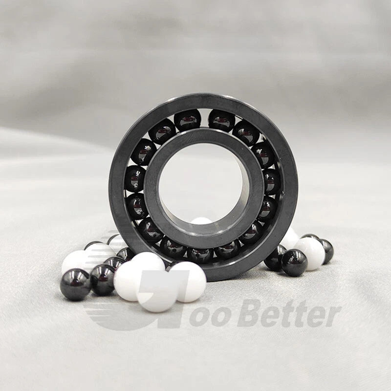 Si3N4 Silicon Nitride Roller Bearing Full Ball Ceramic Bearings Bore 6mm-50mm