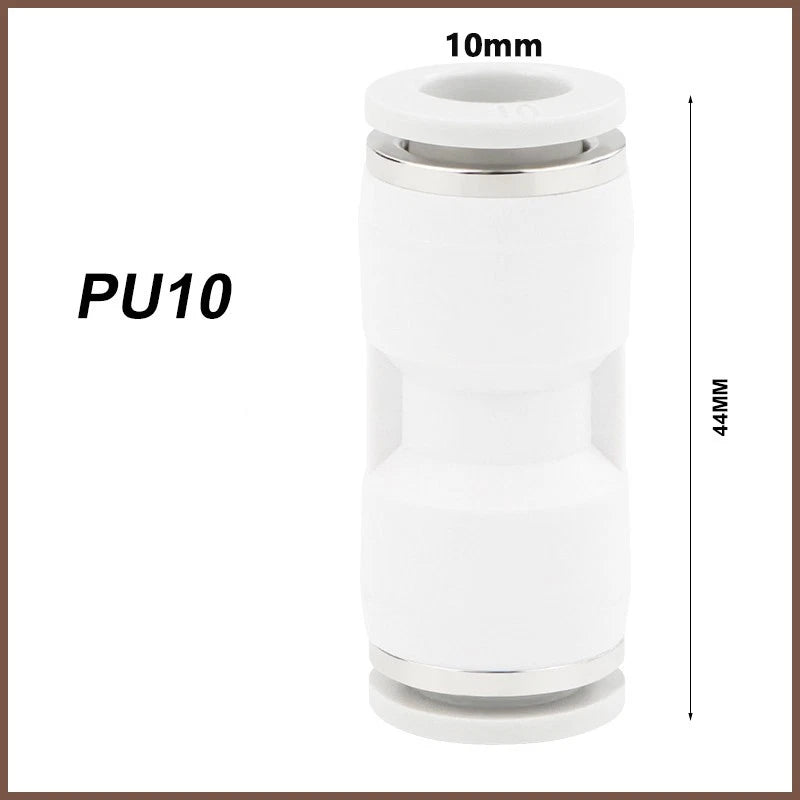 Pneumatic Push Fit Connectors Air Hose Speed Push In Fittings PU PE PY PG PEG