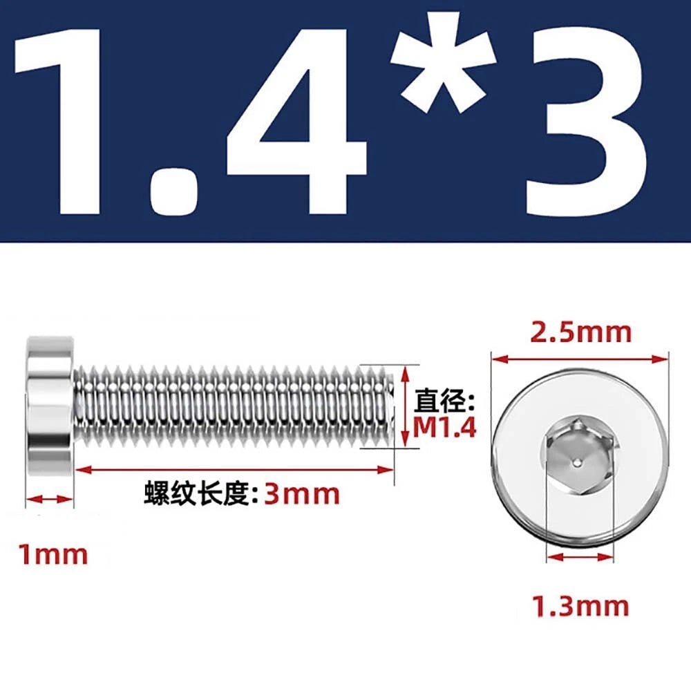 M1.4–M12 Low Head Socket Cap Screws – A2 Stainless Steel, Space‑Saving Design for Tight Clearances
