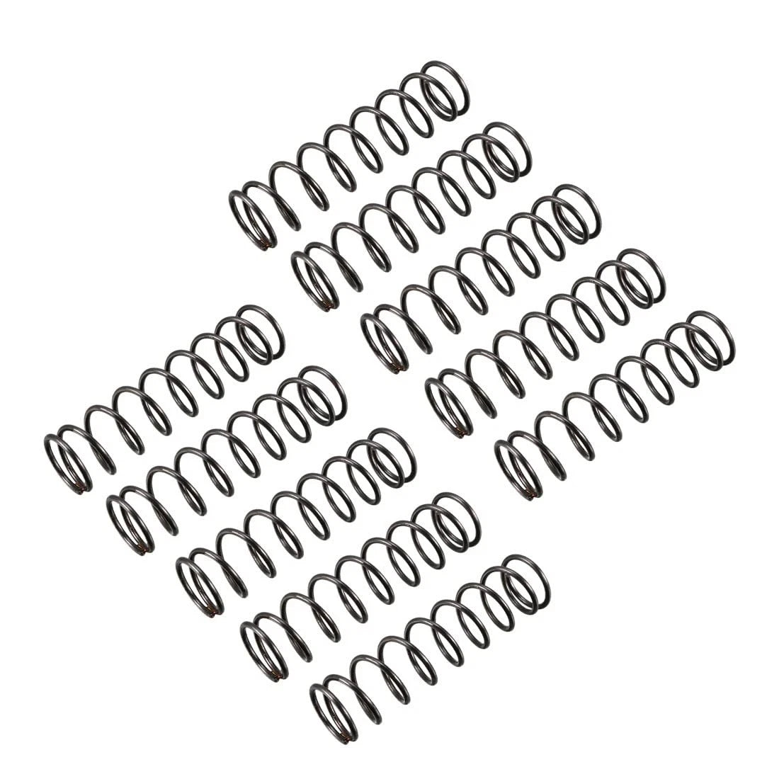 10pcs Wire Dia.0.6mm-0.8mm OD 4mm-14mm Small Springs Compression Spring Steel