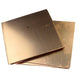T2 Pure Copper Sheet Metal Plate Board Thick 0.5mm-5mm Laser Cut Multiple Size