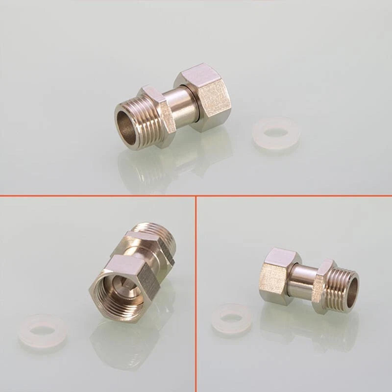 Brass BSP Extension Pipe Fitting — 1/2" & 3/4" Female/Male Thread Connector Adapter