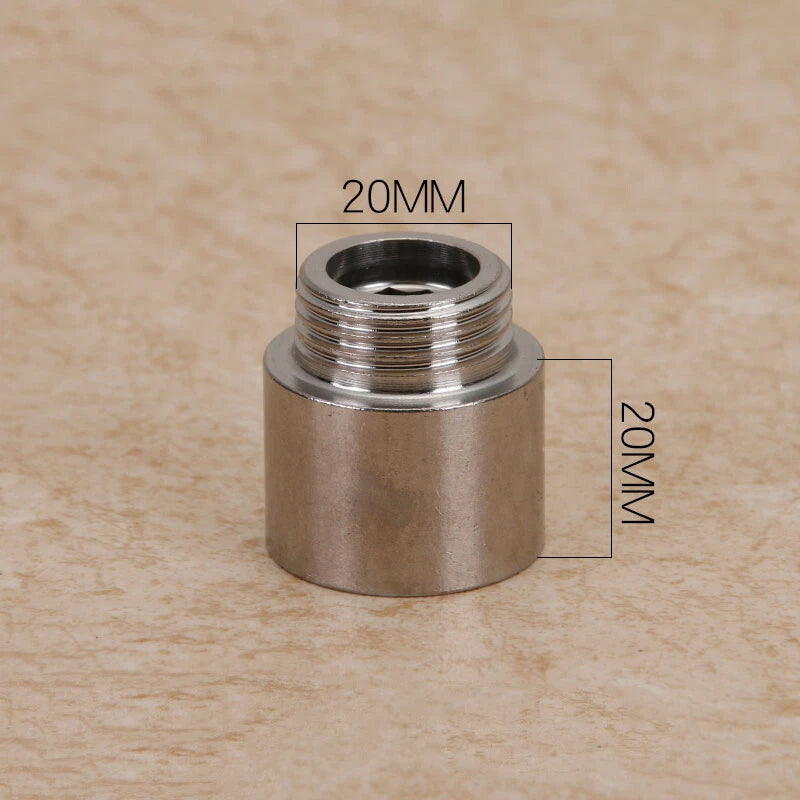 201 Stainless Steel BSP Extension Connector Pipe Fitting – Male to Female Adapter