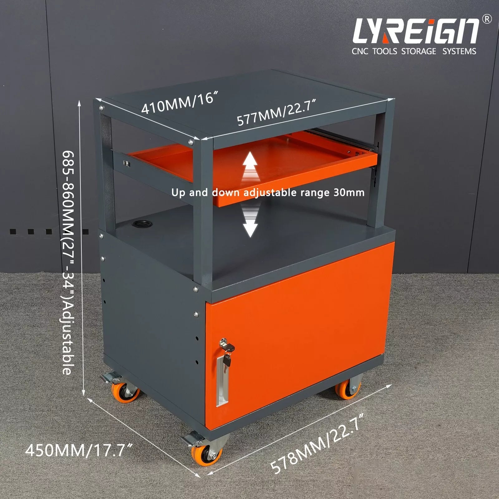 Tool trolley Laptop tool trolley Trolley with drawer - HomeDIYer