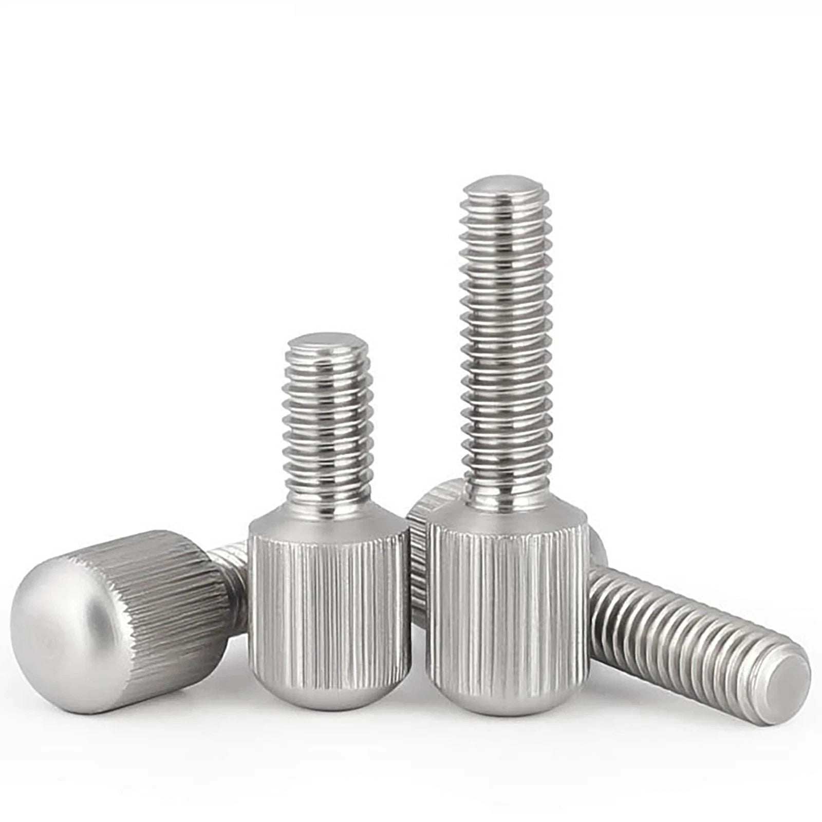 Knurled Thumb Screws – 304 Stainless Steel Small Head Thumbscrew Bolts M2–M8