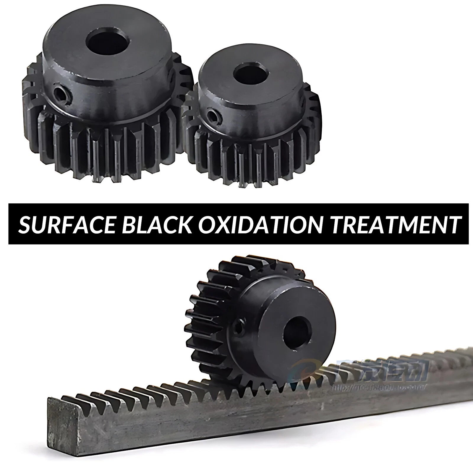 Mod 1 45# Steel Pinion Gear Spur Gears 10-60 T 14-50mm Bore With Step Motor Gear