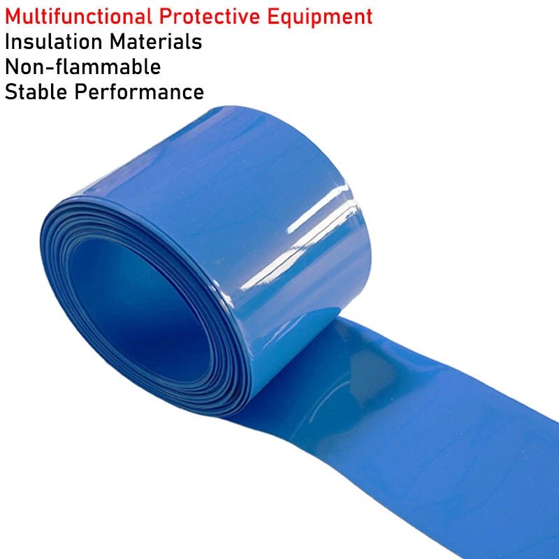 Blue PVC Heat Shrink Tubing for RC Battery Packs — LiPo, NiMH, NiCd | 7mm to 210mm - HomeDIYer