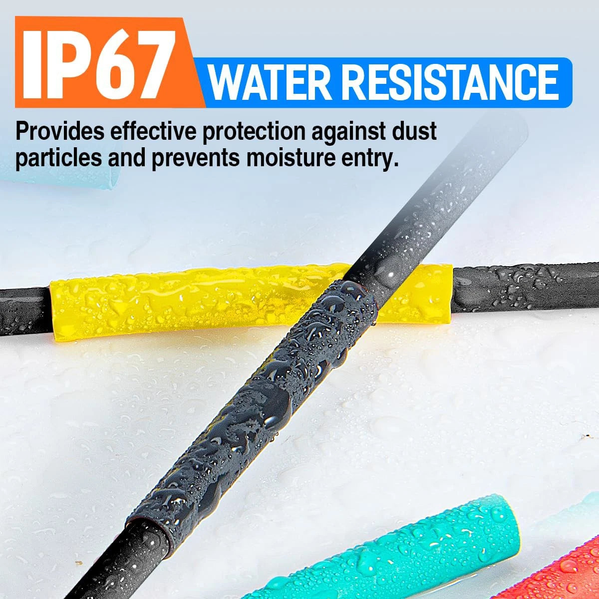3:1 Heat Shrink Tubing with Adhesive Glue Lined — 1.5mm to 65mm, Multiple Colors