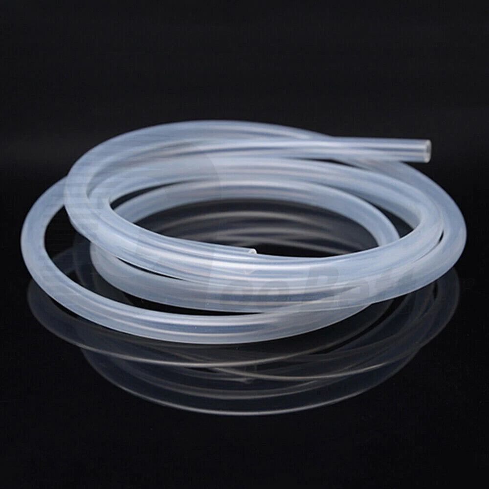 5 Meters Translucent Silicone Rubber Tubing Beer Wine Milk Hose Pipe Food Safe