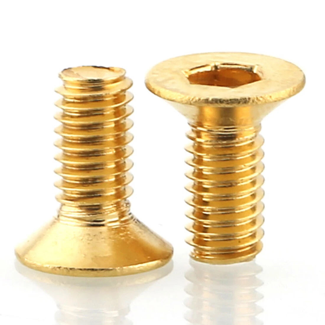 Solid Brass Hex Socket Countersunk Machine Screws – M3 to M12, Allen Drive, Flat Head (8–50mm)
