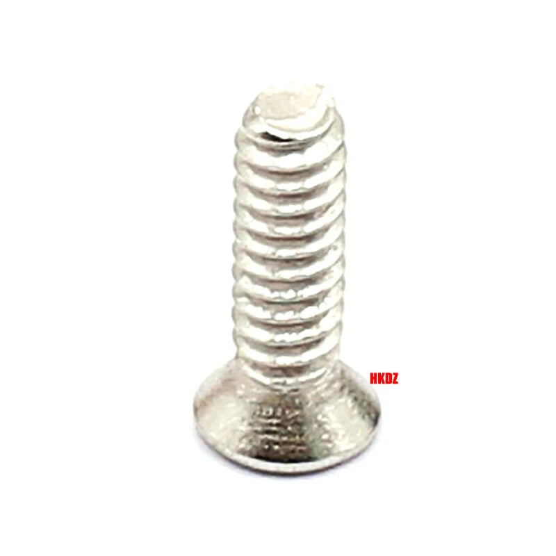 4#40 Countersunk Machine Screws – Phillips or Hex Drive, Stainless or Carbon Steel (Nickel/Black Zinc)