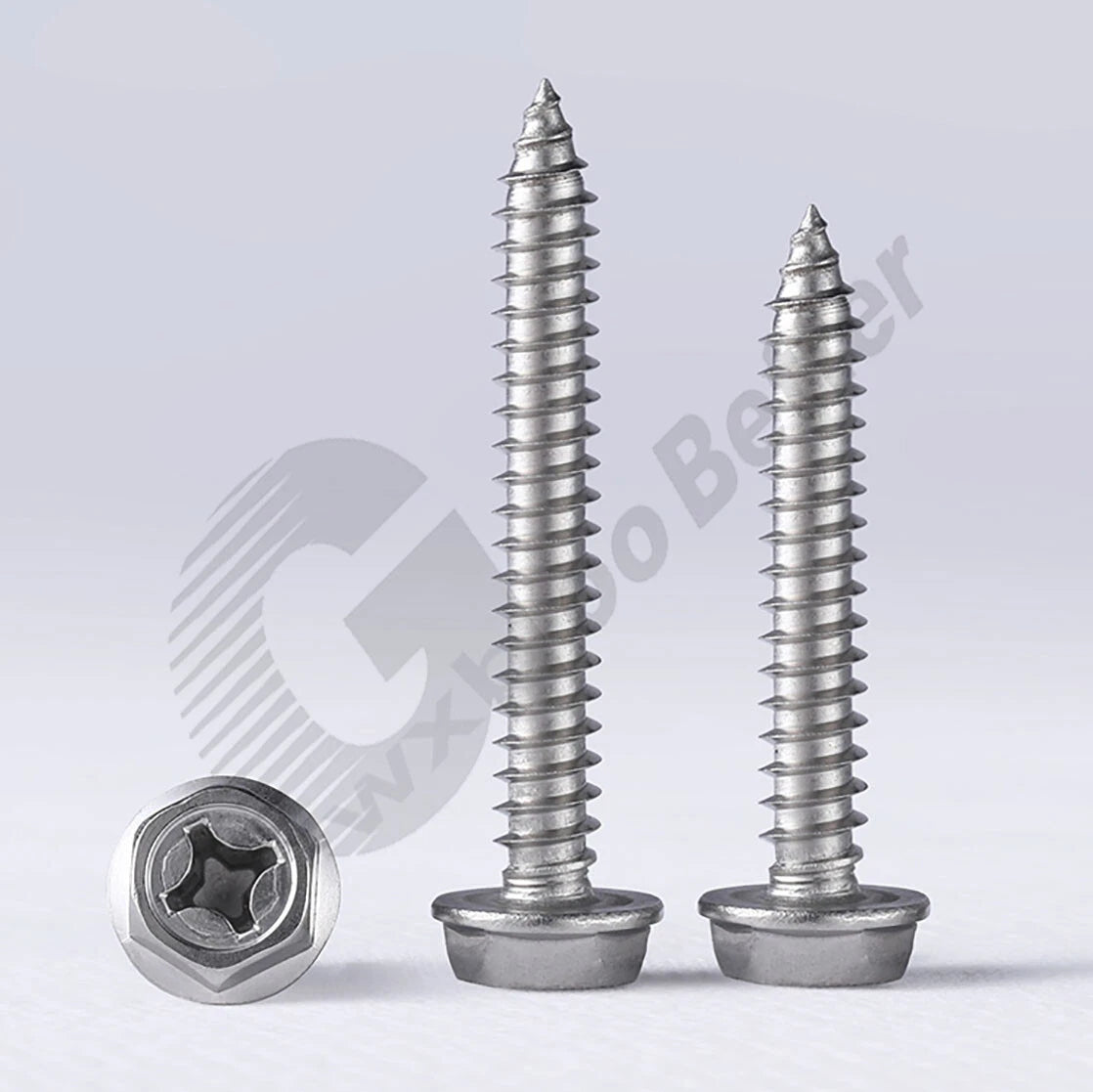 M3 M4 M5 M6 A2 Stainless Hex Flange Self Tapping Screws – Phillips Drive