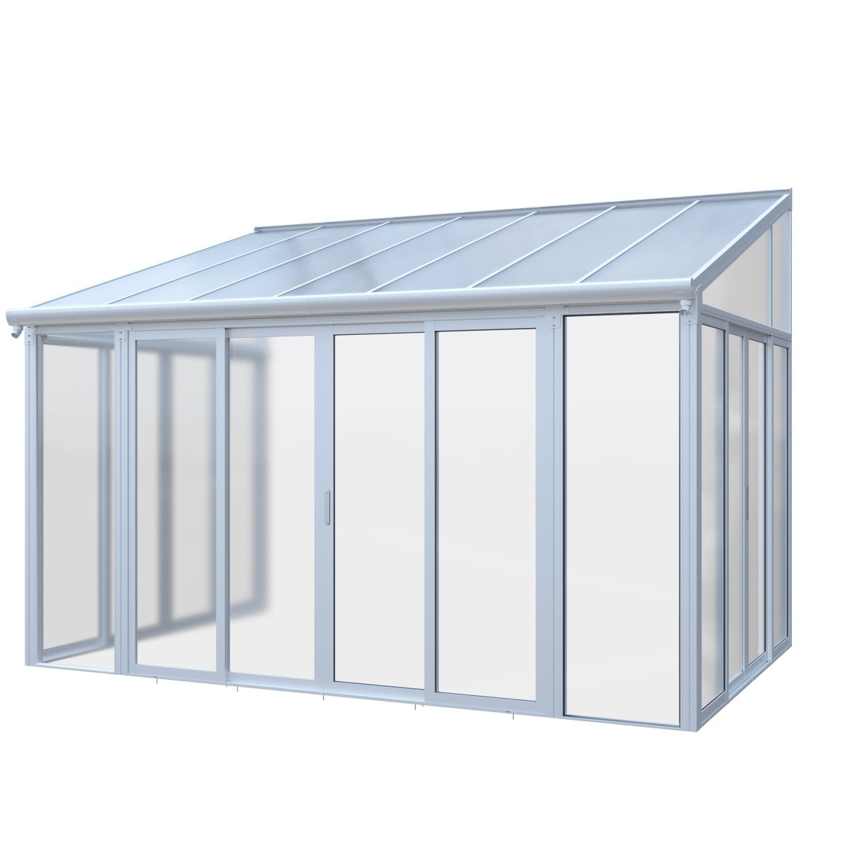 10x14 Lockable Enclosed Patio Cover | Durable Outdoor Shelter - HomeDIYer